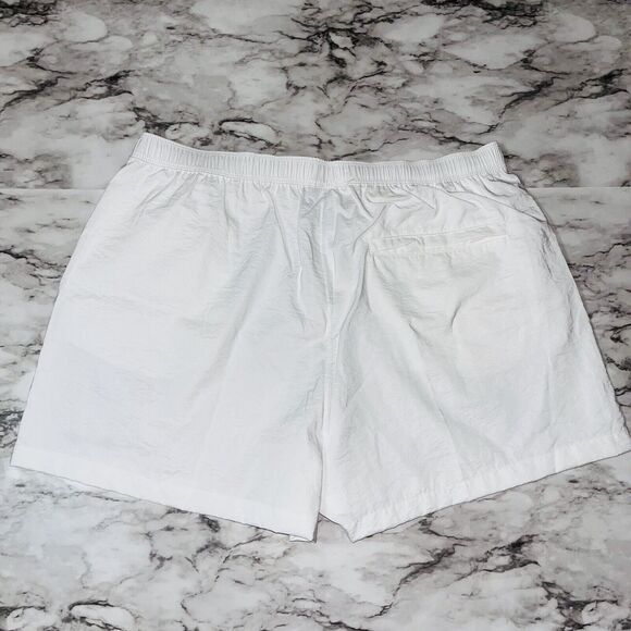 Champion | Shorts Athletic Elastic Waist Drawstring Logo | White | Women | L - Picture 4 of 7